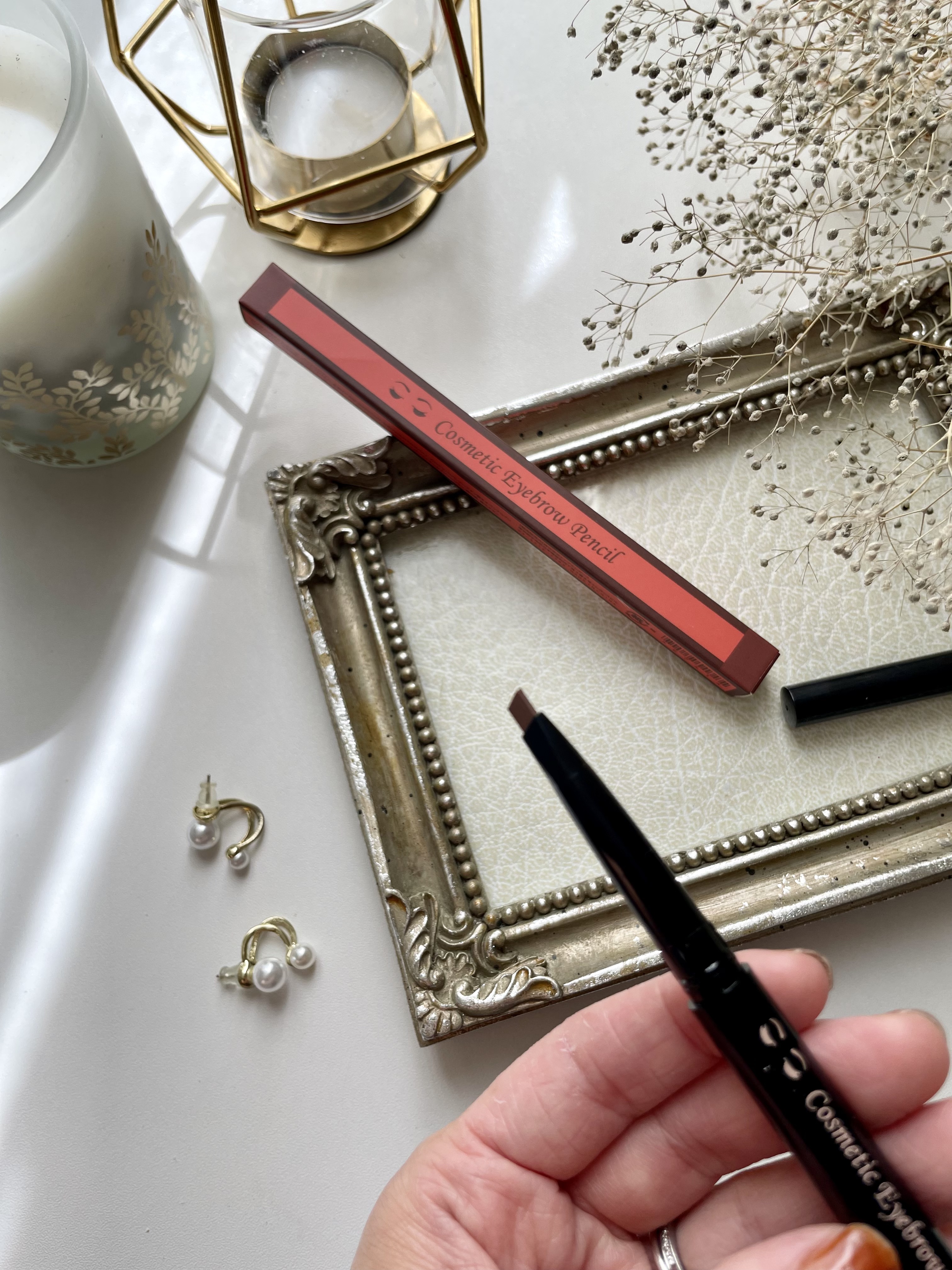 コスメティックアイブロウペンシル 2 ミディアムブラウン/エレガンス/アイブロウペンシルを使ったクチコミ（2枚目）