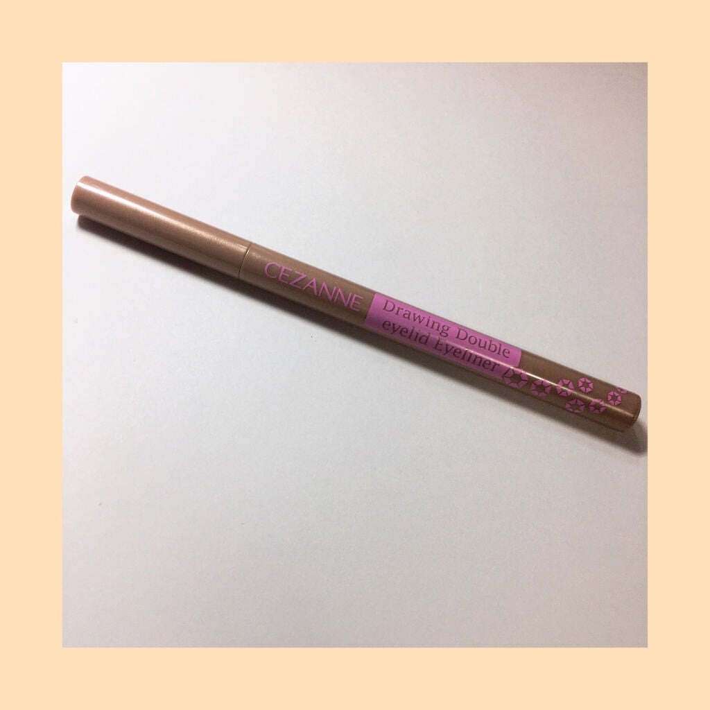 描くふたえアイライナー/CEZANNE/リキッドアイライナーを使ったクチコミ(2枚目)