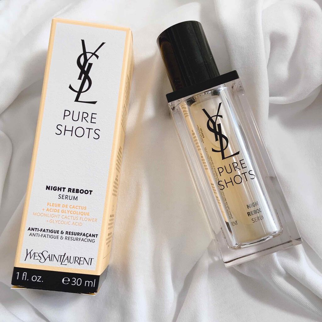 ピュアショット ナイト リチャージセラム/YVES SAINT LAURENT BEAUTE/美容液を使ったクチコミ(1枚目)