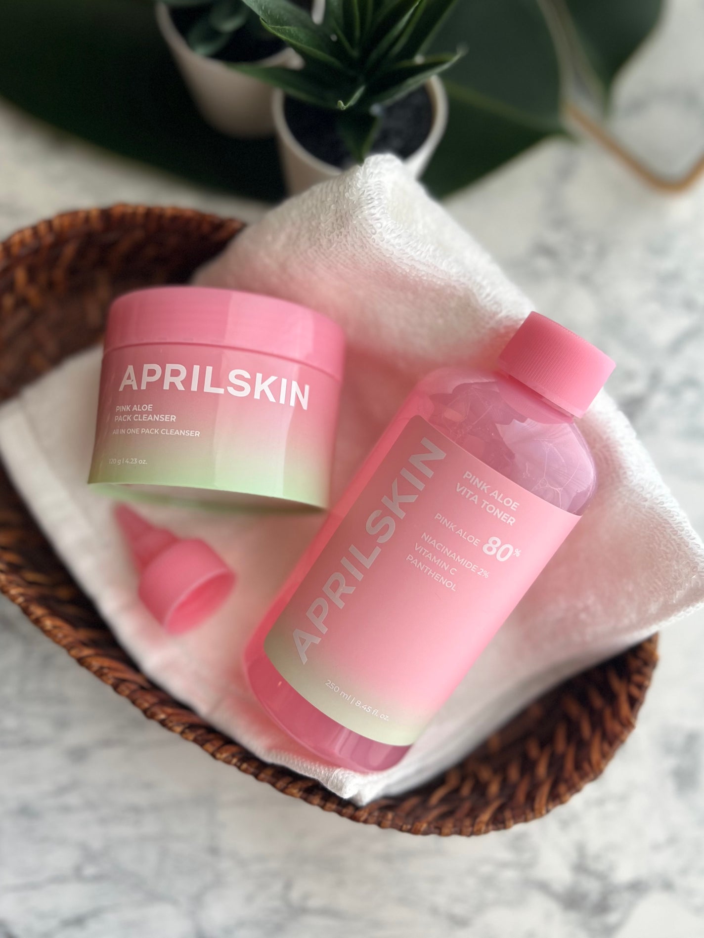 ピンクアロエビタトナー/APRILSKIN/化粧水を使ったクチコミ(6枚目)