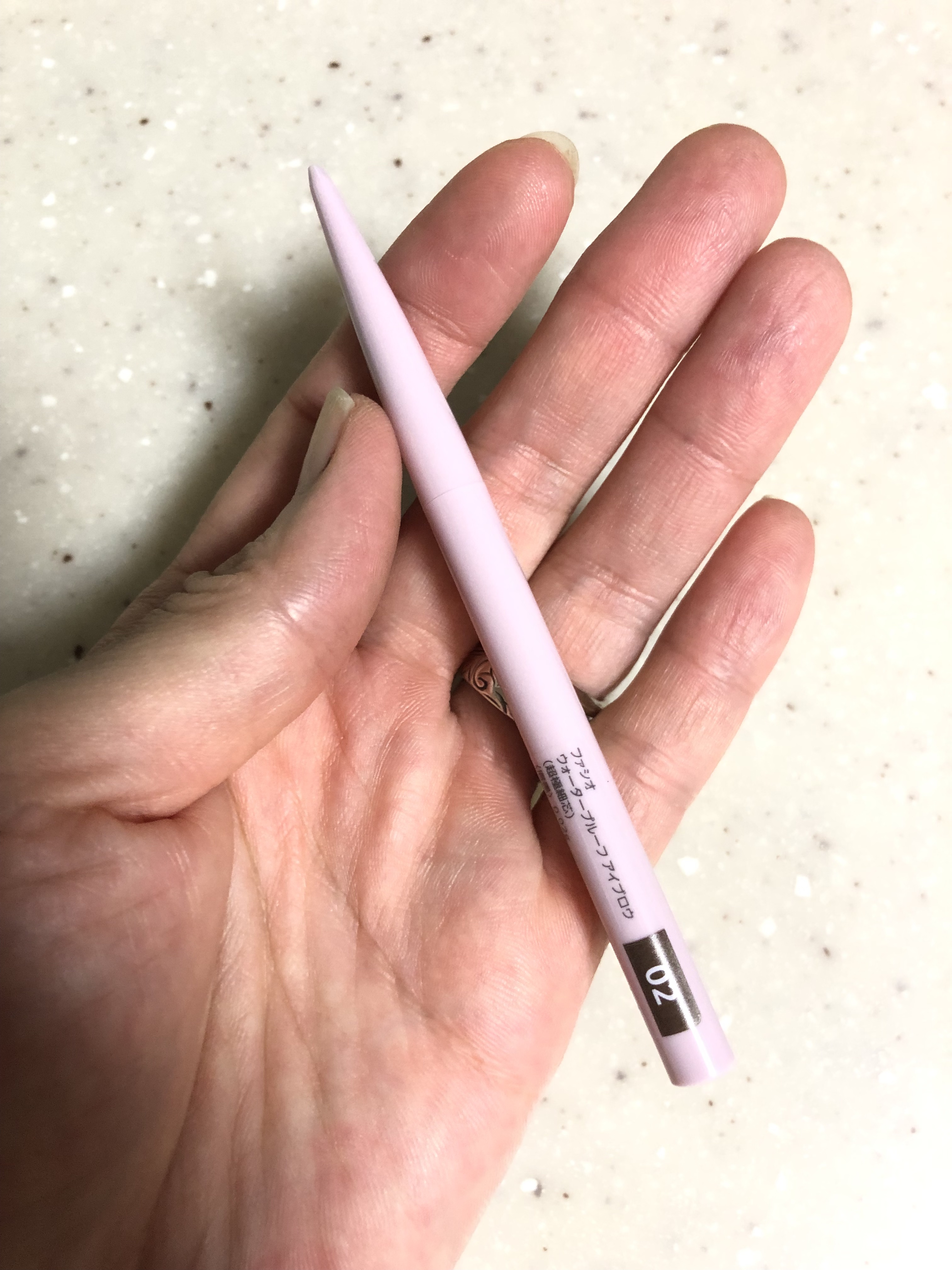 ウォータープルーフ アイブロウ(超極細芯) 02 ブラウン/FASIO/アイブロウペンシルを使ったクチコミ（3枚目）