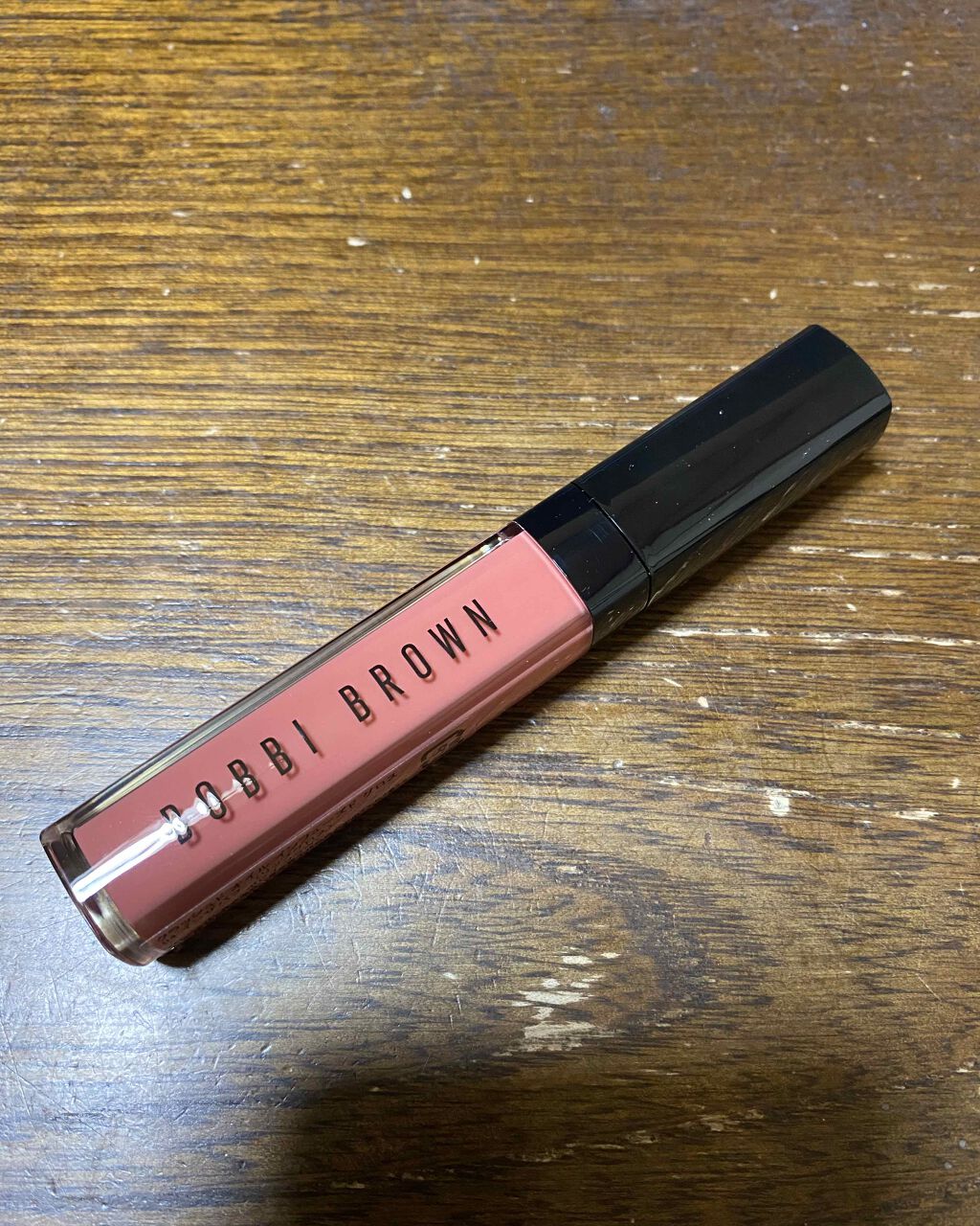 クラッシュドオイル インフューズド グロス 04 インザバフ/BOBBI BROWN/リップグロスを使ったクチコミ（2枚目）