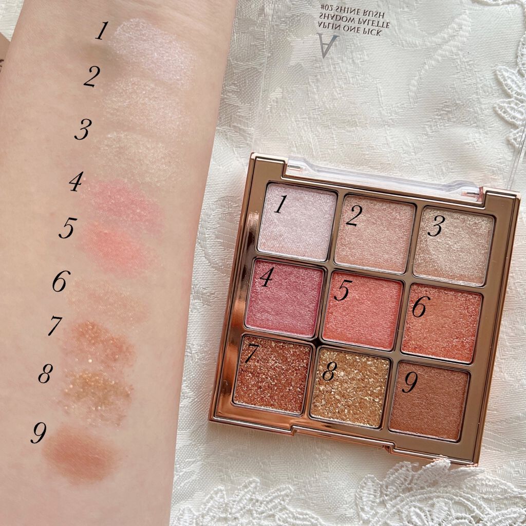 ワンピックアイシャドウパレット/APLIN/アイシャドウパレットを使ったクチコミ（3枚目）