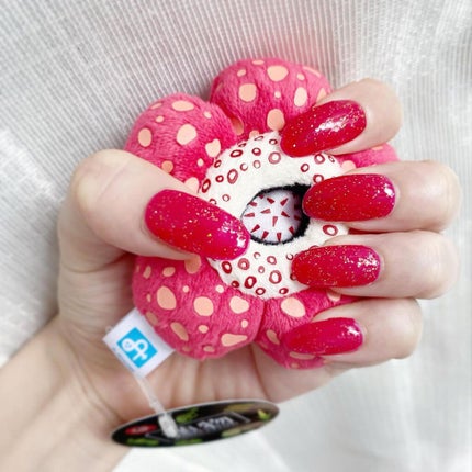 ジェルネイル レッド/ジェルミーワン/ジェルネイルを使ったクチコミ(3枚目)