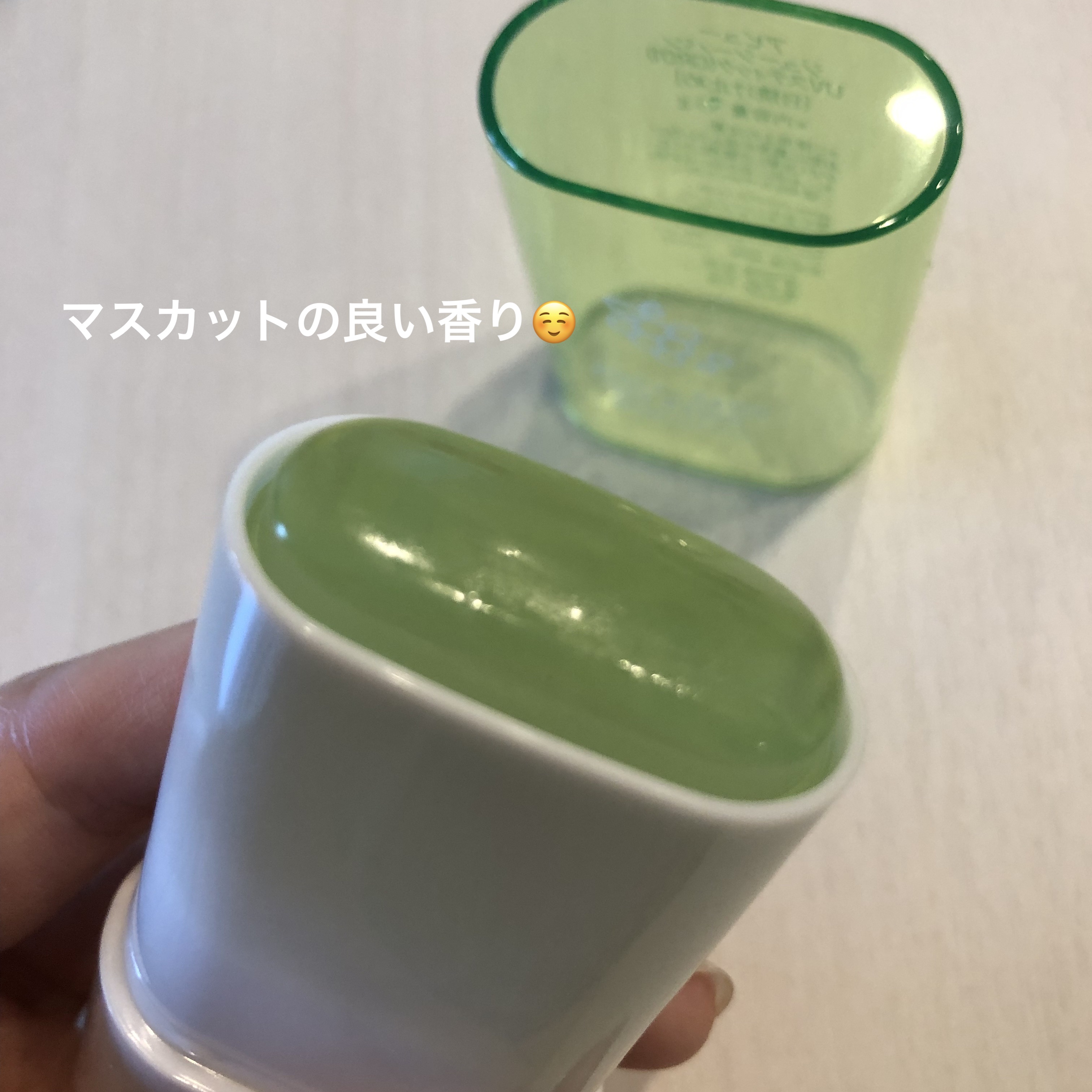 アピュー ジューシーパン UVスティック/A’pieu/日焼け止め・UVケアを使ったクチコミ（2枚目）