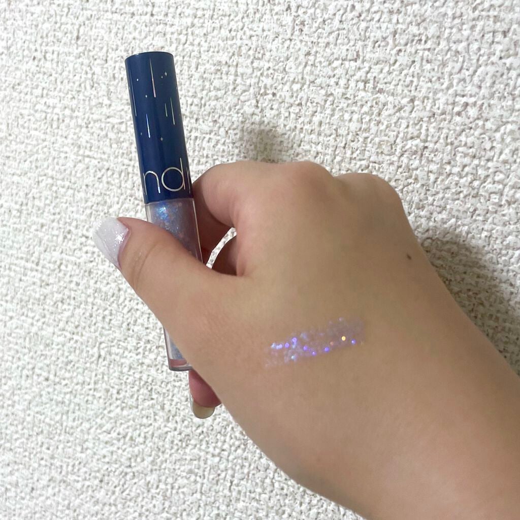 リキッド グリッター シャドウ/rom&nd/グリッターを使ったクチコミ(1枚目)