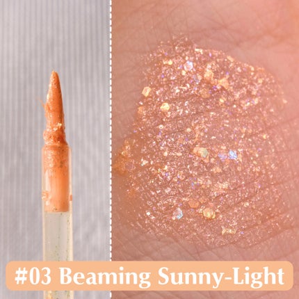 シュガー トゥインクル リキッド グリッター/PERIPERA/グリッターを使ったクチコミ(6枚目)