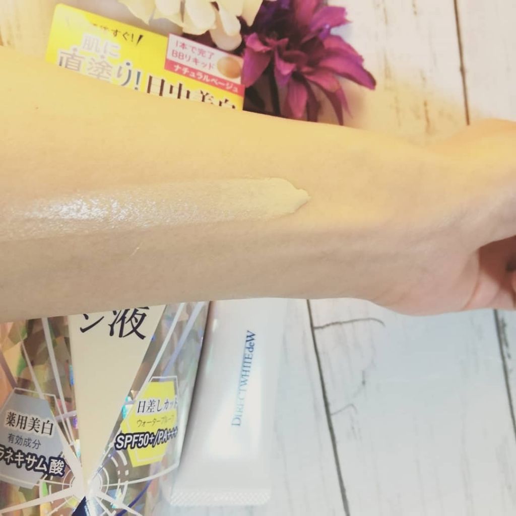ダイレクトホワイトdeW 美白ファンデーション/pdc/化粧下地を使ったクチコミ(2枚目)