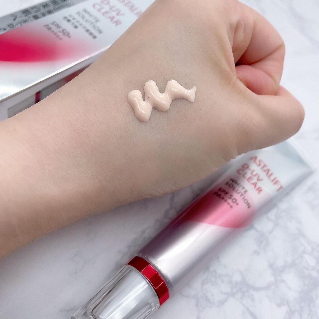 D-UVクリア ホワイトソリューション/アスタリフト/日焼け止めクリームを使ったクチコミ（2枚目）