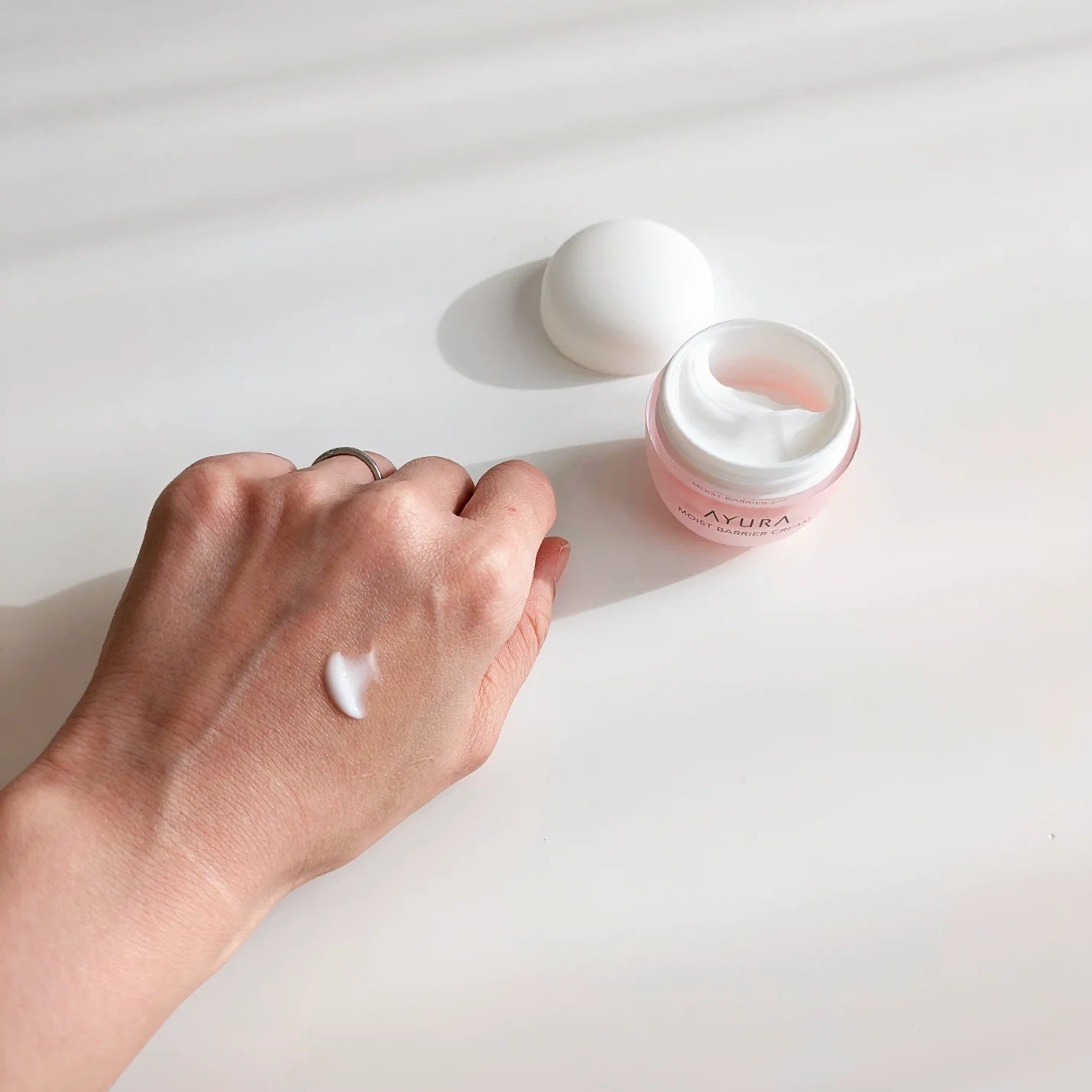 モイストバリアクリーム/AYURA/フェイスクリームを使ったクチコミ（3枚目）