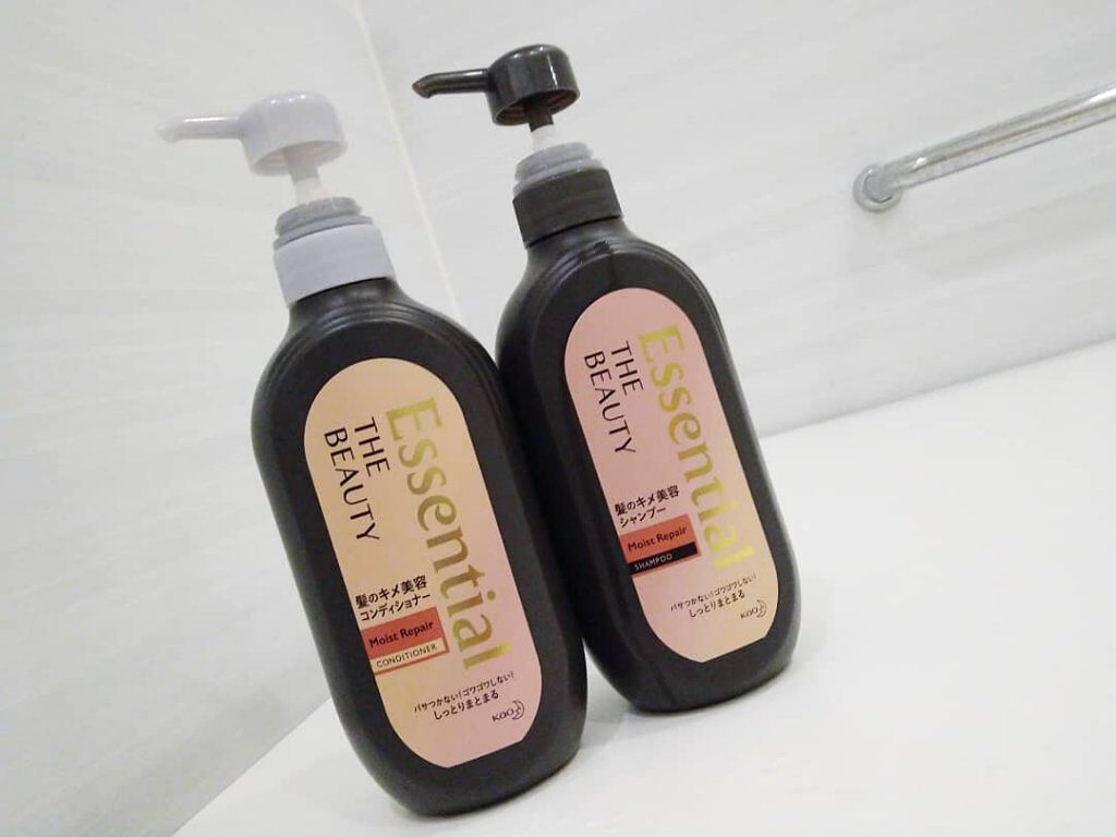 THE BEAUTY 髪のキメ美容シャンプー／コンディショナー＜モイストリペア＞	/エッセンシャル/市販シャンプーを使ったクチコミ（2枚目）