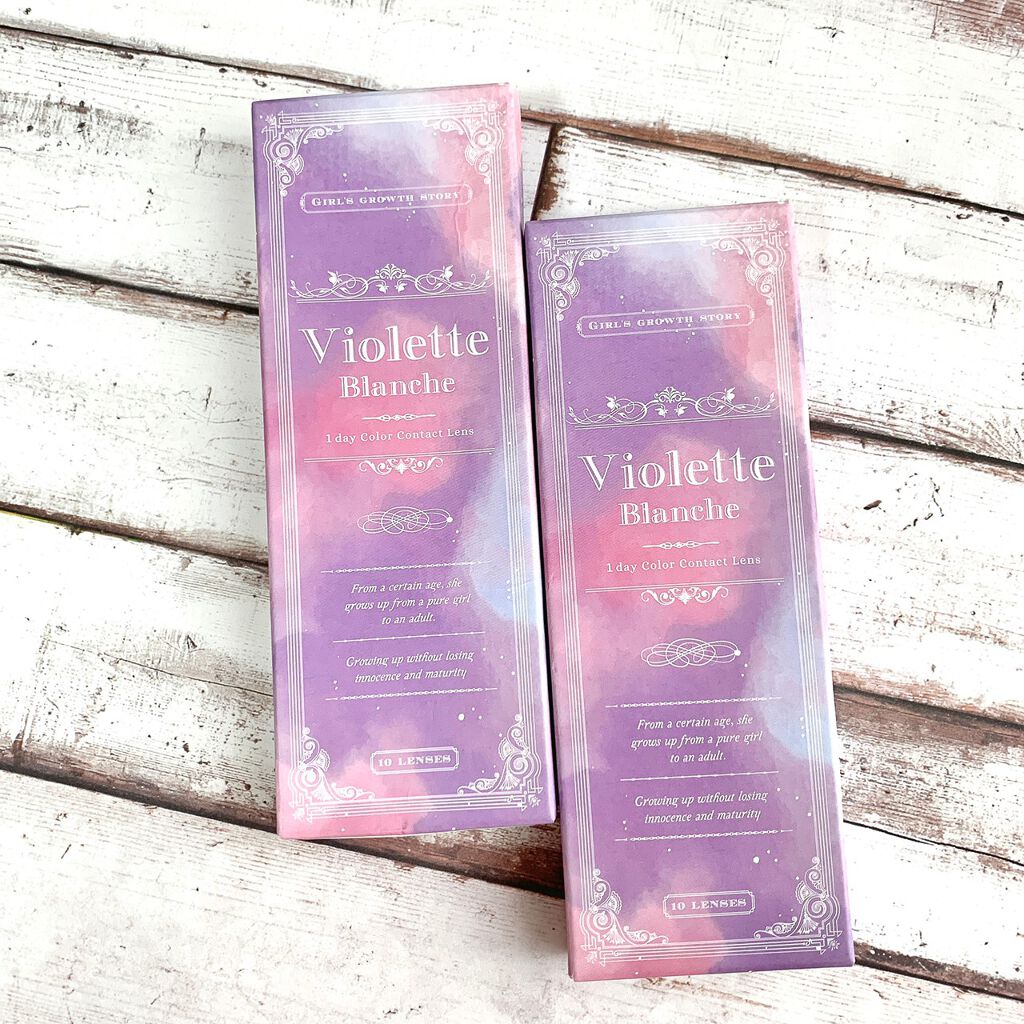 ヴィオレットブランシュ/ヴァイオレットブランシュ/カラーコンタクトレンズを使ったクチコミ(1枚目)