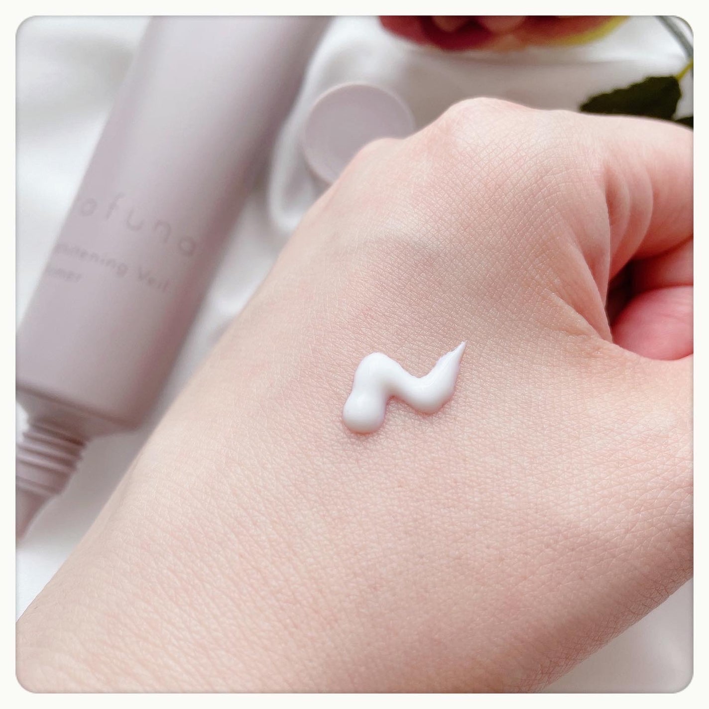 ホワイトニングヴェールプライマー/rafuna/化粧下地を使ったクチコミ(4枚目)