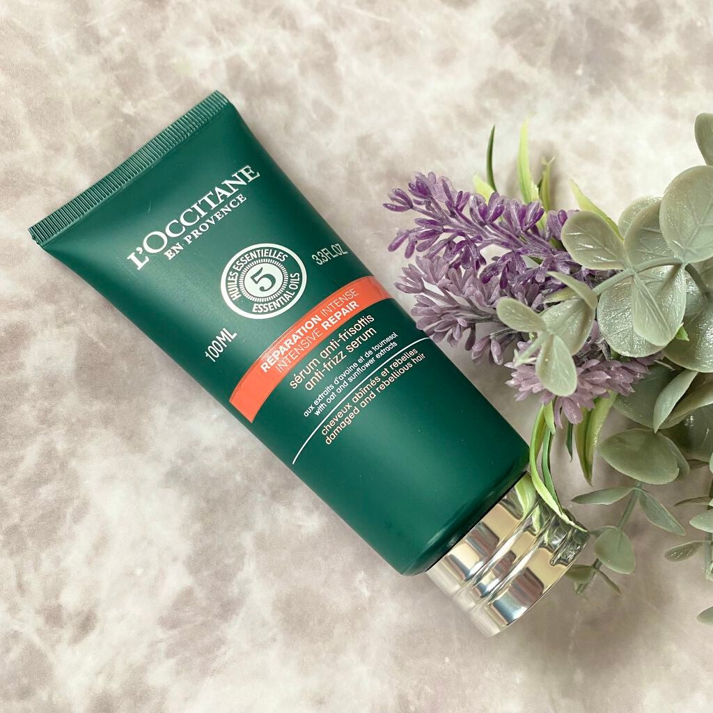 ファイブハーブス リペアリングヘアミルクセラム/L'OCCITANE/ヘアミルクを使ったクチコミ(1枚目)