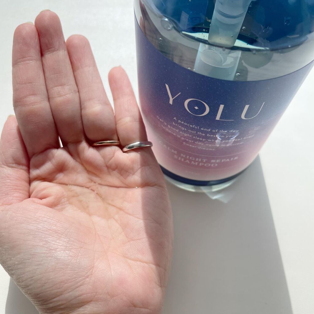 カームナイトリペアシャンプー/トリートメント/YOLU/市販シャンプーを使ったクチコミ(2枚目)