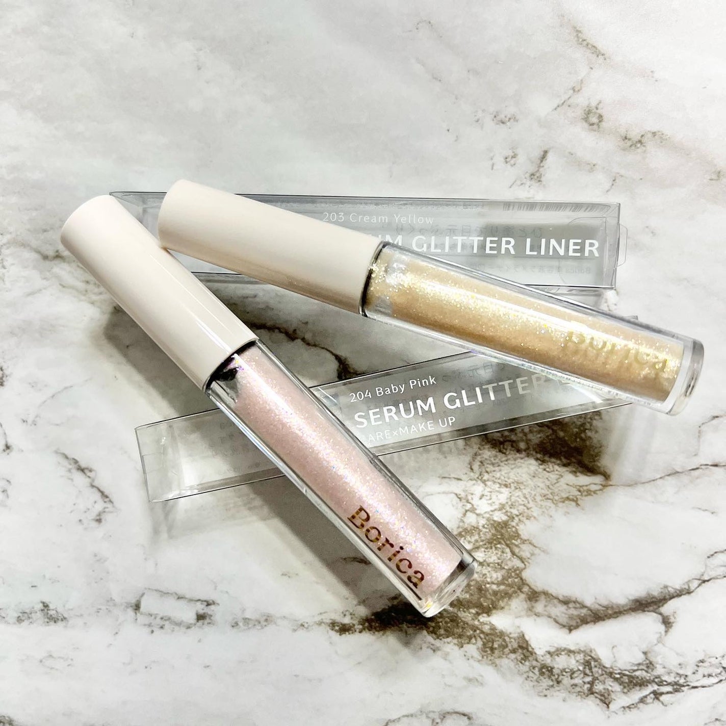 美容液ラメライナー/Borica/リキッドアイライナーを使ったクチコミ(1枚目)