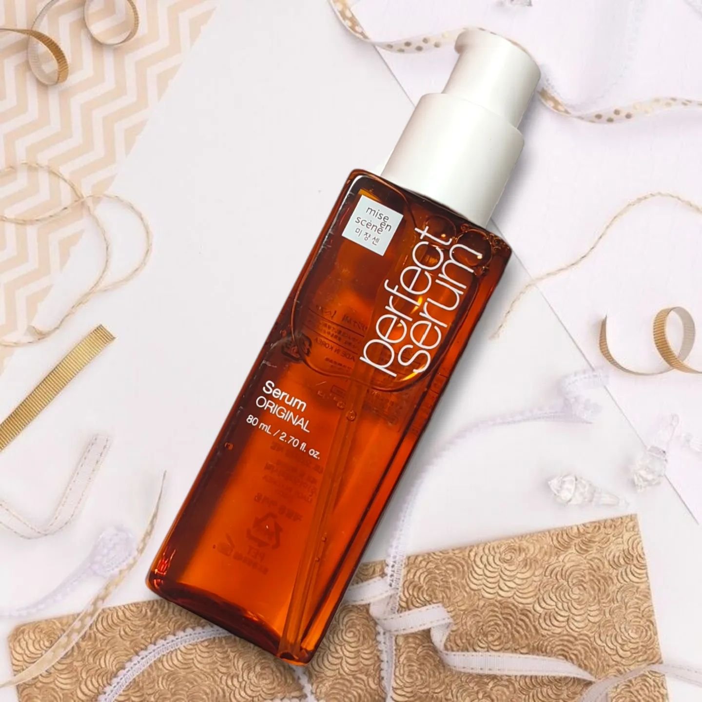  パーフェクトセラム オリジナルセラム/miseenscene/アウトバストリートメントを使ったクチコミ（2枚目）