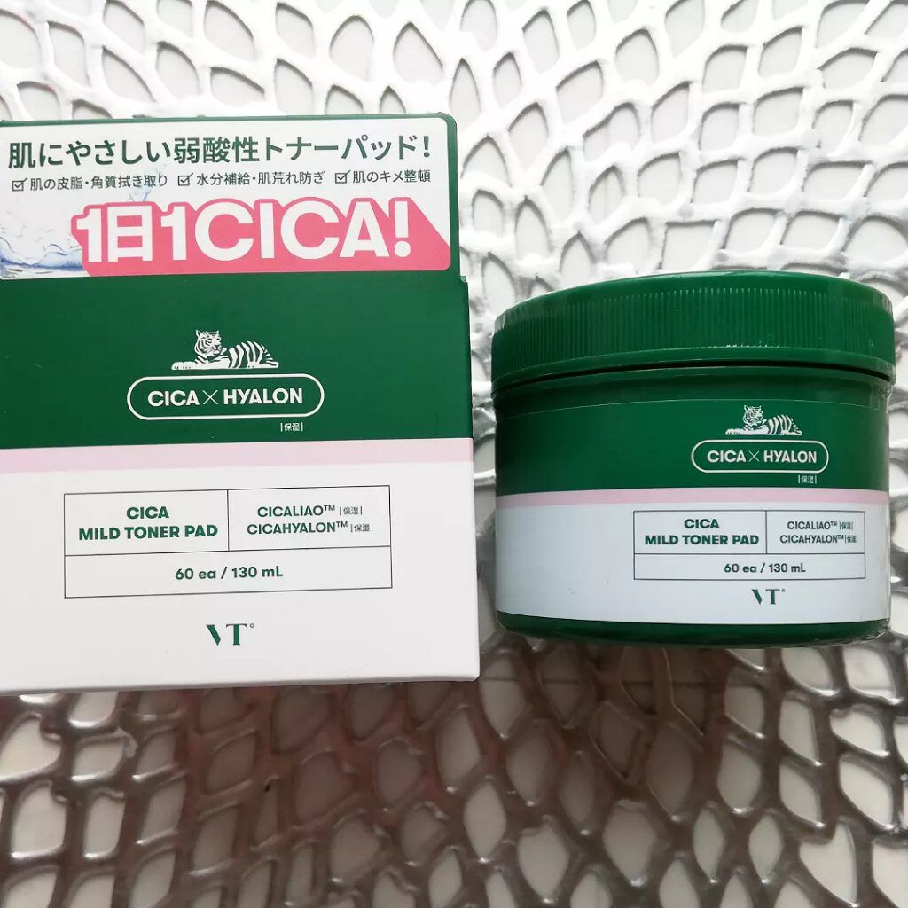 CICA マイルドトナーパッド/VT/トナーパッドを使ったクチコミ（1枚目）