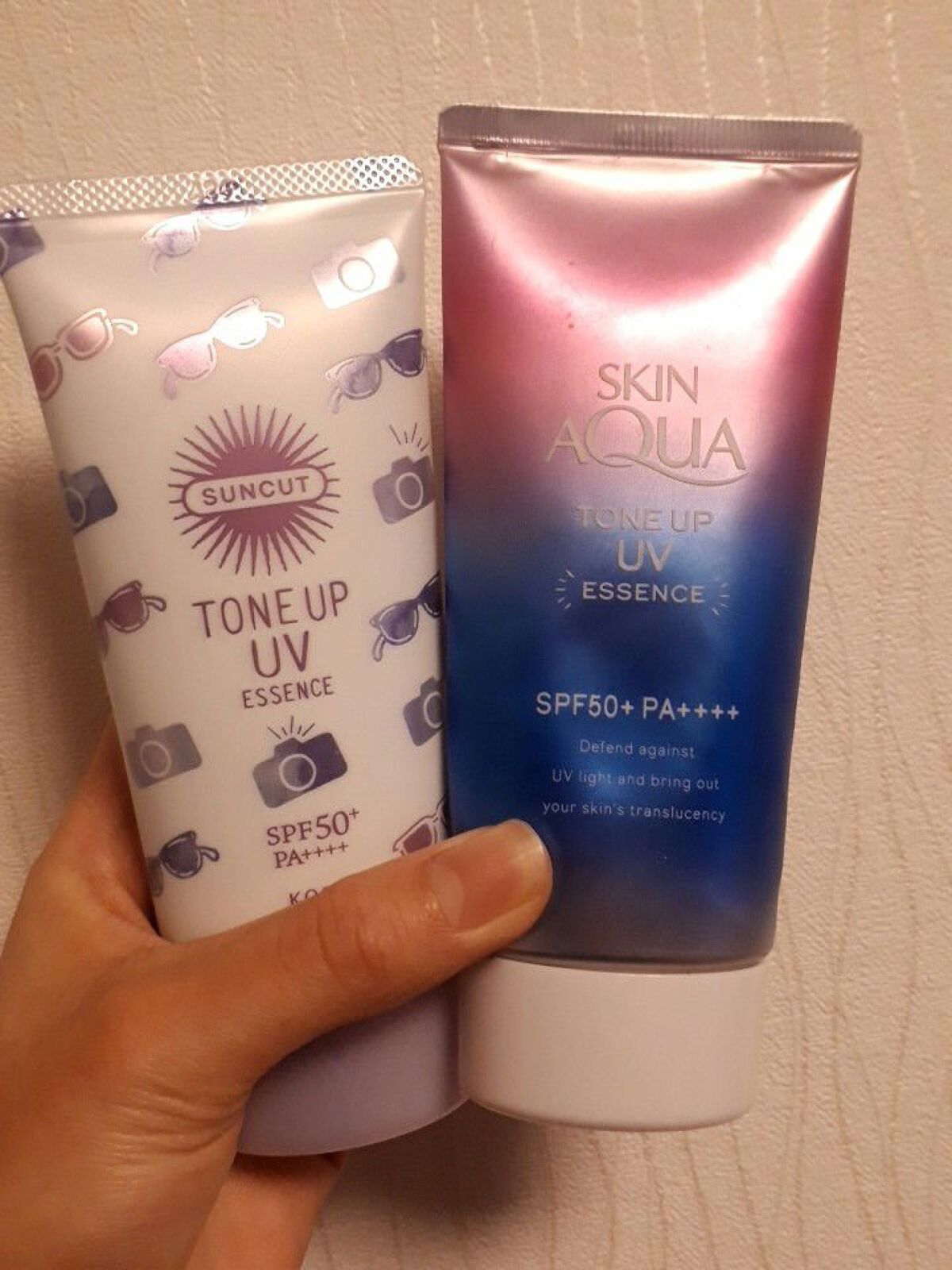 スキンアクア トーンアップUVエッセンス/スキンアクア/日焼け止めクリームを使ったクチコミ(1枚目)