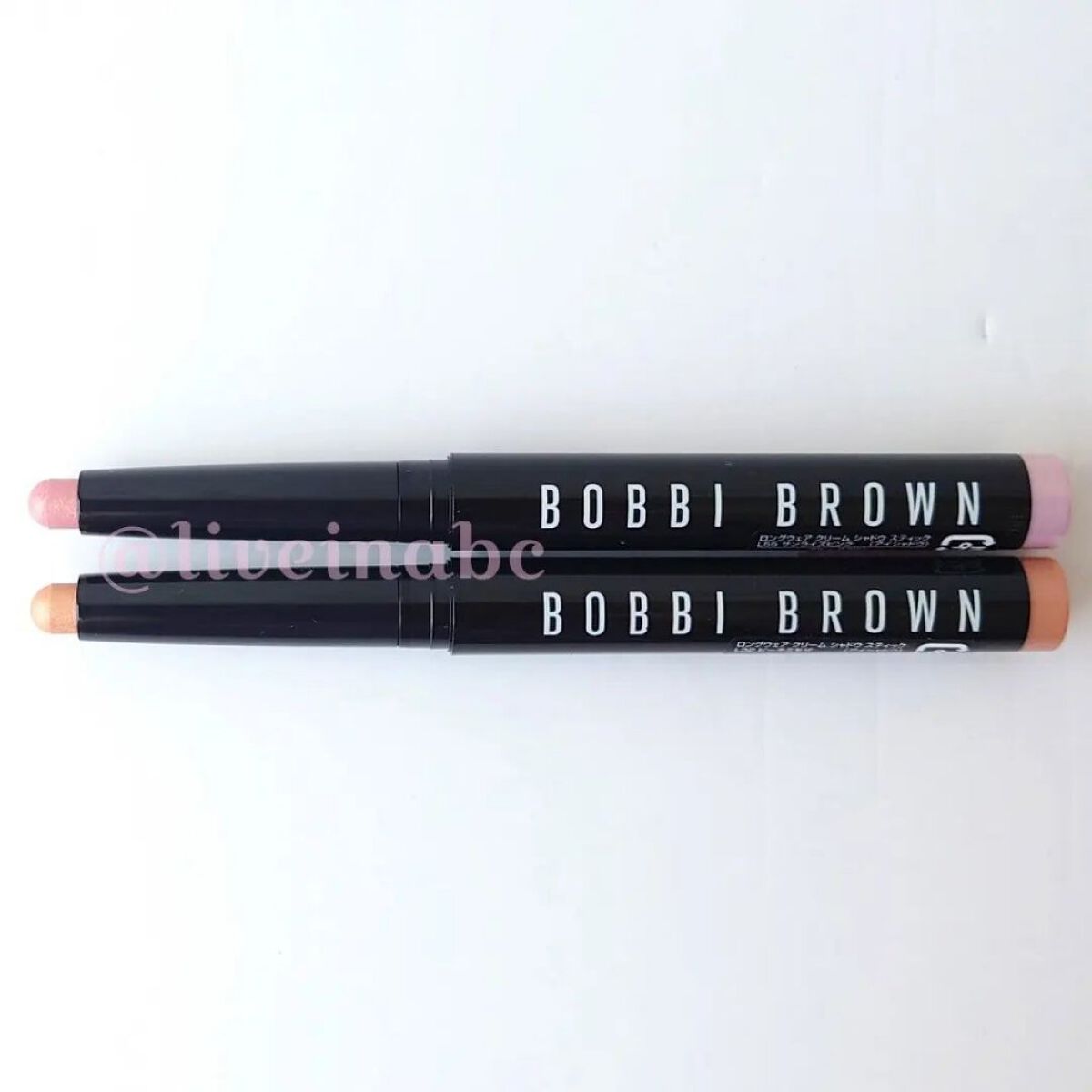 ロングウェア クリーム シャドウ スティック L32 ピーチミモザ(限定復刻色)/BOBBI BROWN/スティックアイシャドウを使ったクチコミ（3枚目）