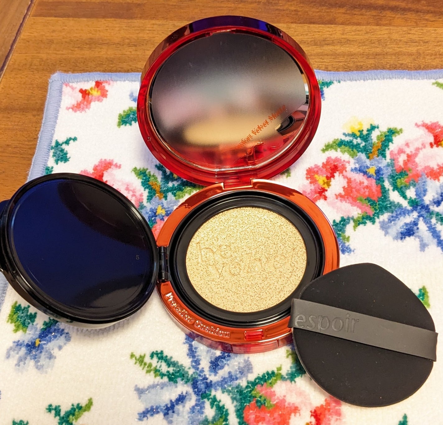 プロテーラービーベルベットカバークッション/espoir/クッションファンデーションを使ったクチコミ(4枚目)