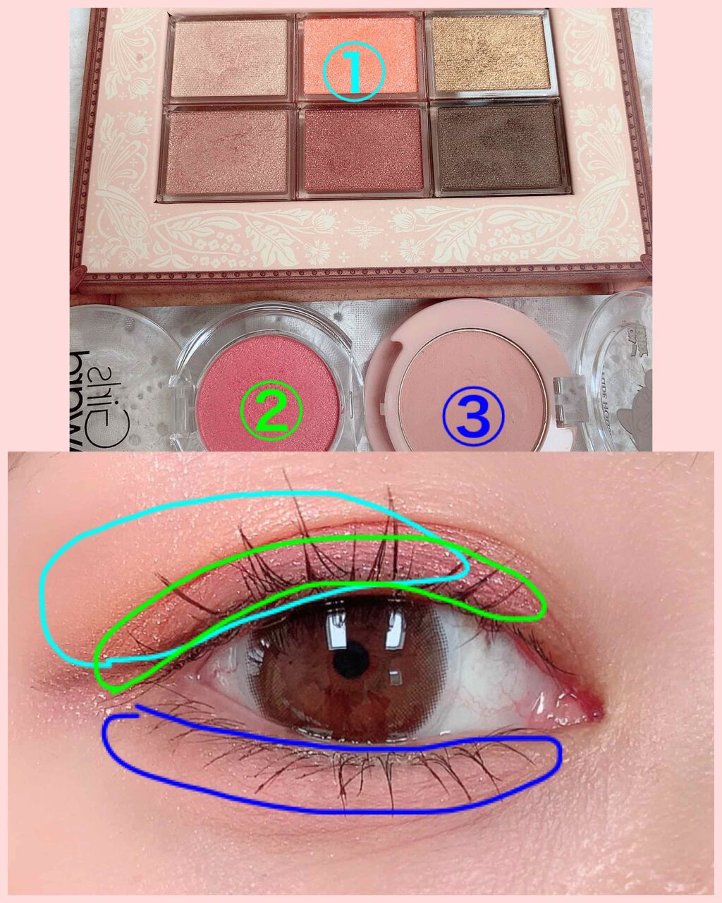 ラッキーフレンズ ルックアット マイアイカフェ/ETUDE/単色アイシャドウを使ったクチコミ(3枚目)