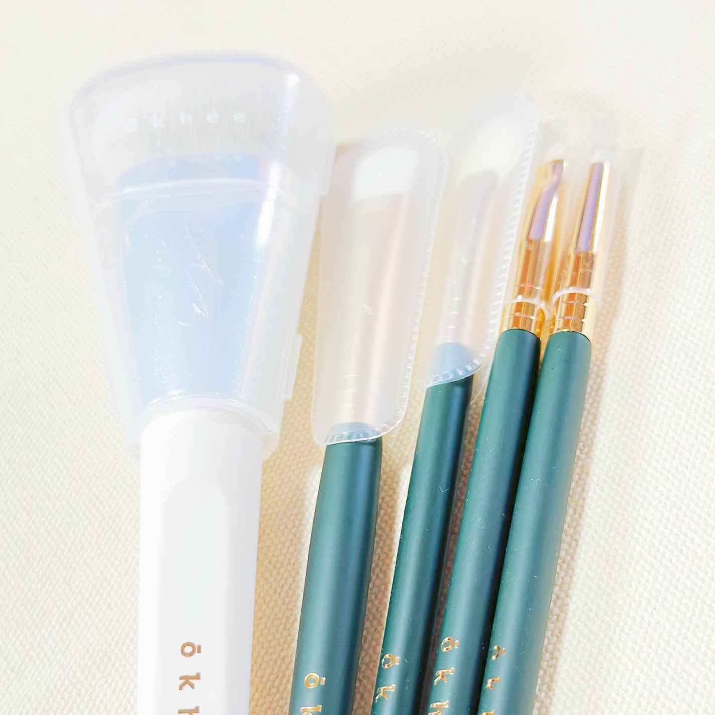 okhee 白玉ファンデーションブラシ/SOOA DOR/メイクブラシを使ったクチコミ(6枚目)