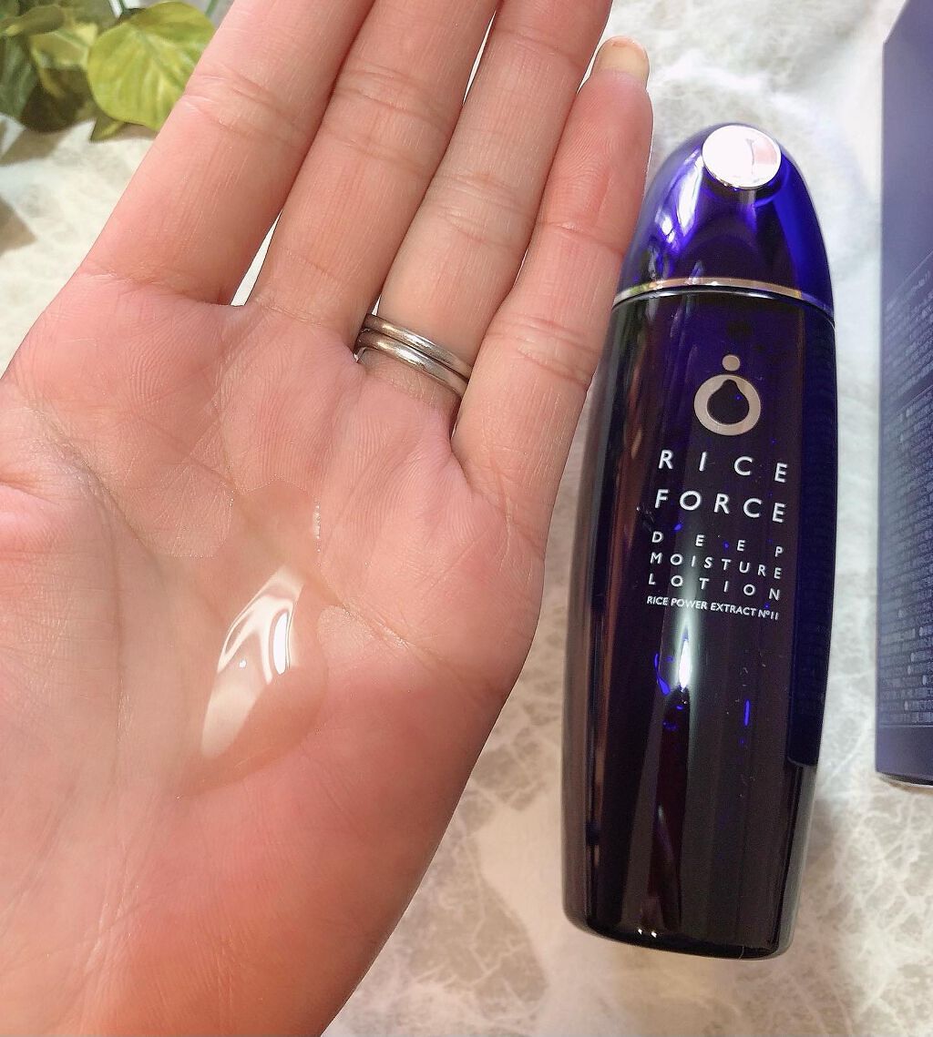 ディープモイスチュアローション/ライスフォース/化粧水を使ったクチコミ(3枚目)