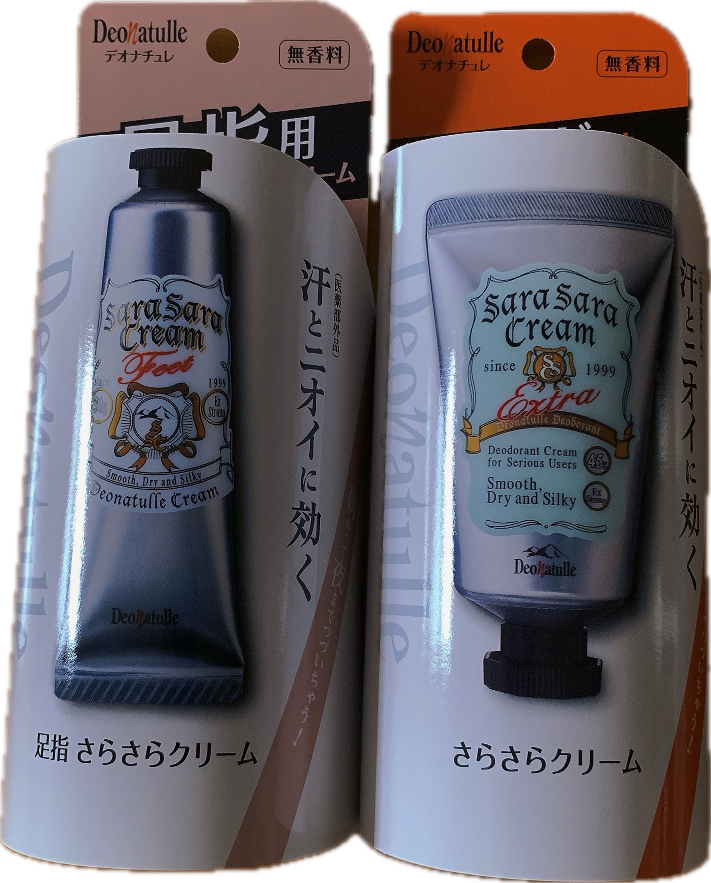 薬用足指さらさらクリーム/デオナチュレ/デオドラント・制汗剤を使ったクチコミ（1枚目）