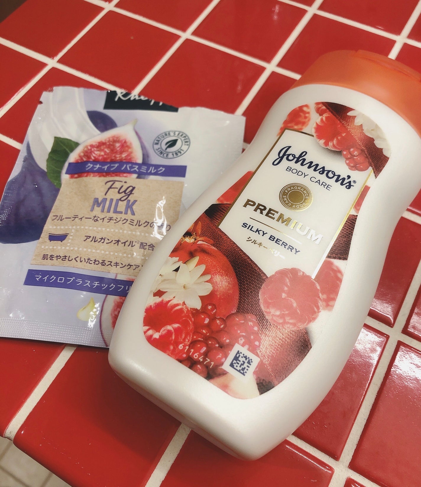 プレミアム ローション シルキーベリー/ジョンソンボディケア/ボディローションを使ったクチコミ(1枚目)