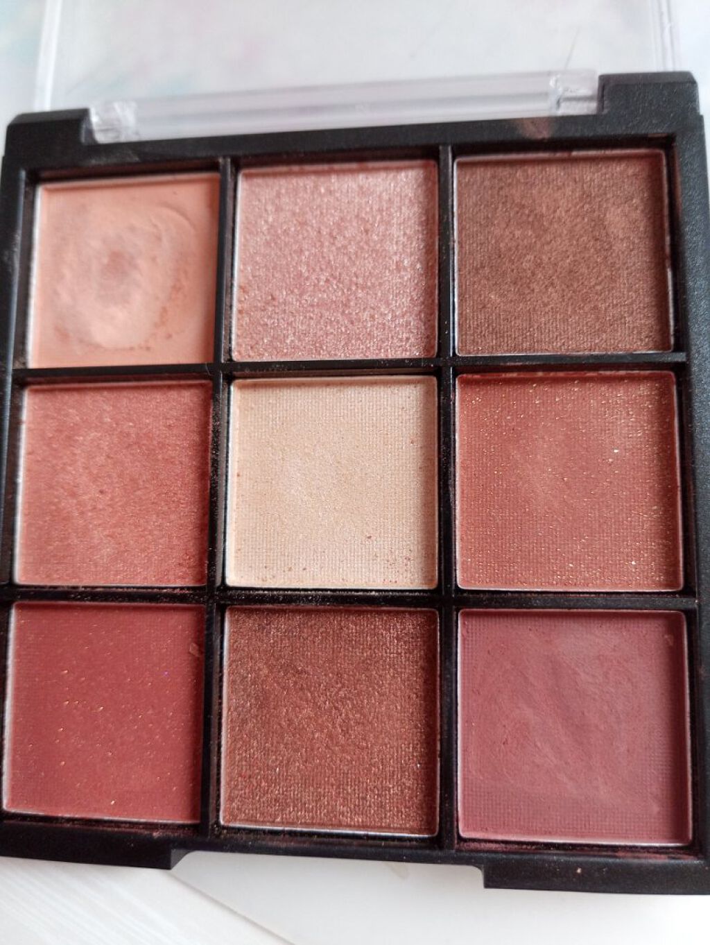 UR GLAM　BLOOMING EYE COLOR PALETTE/U R GLAM/アイシャドウパレットを使ったクチコミ（1枚目）