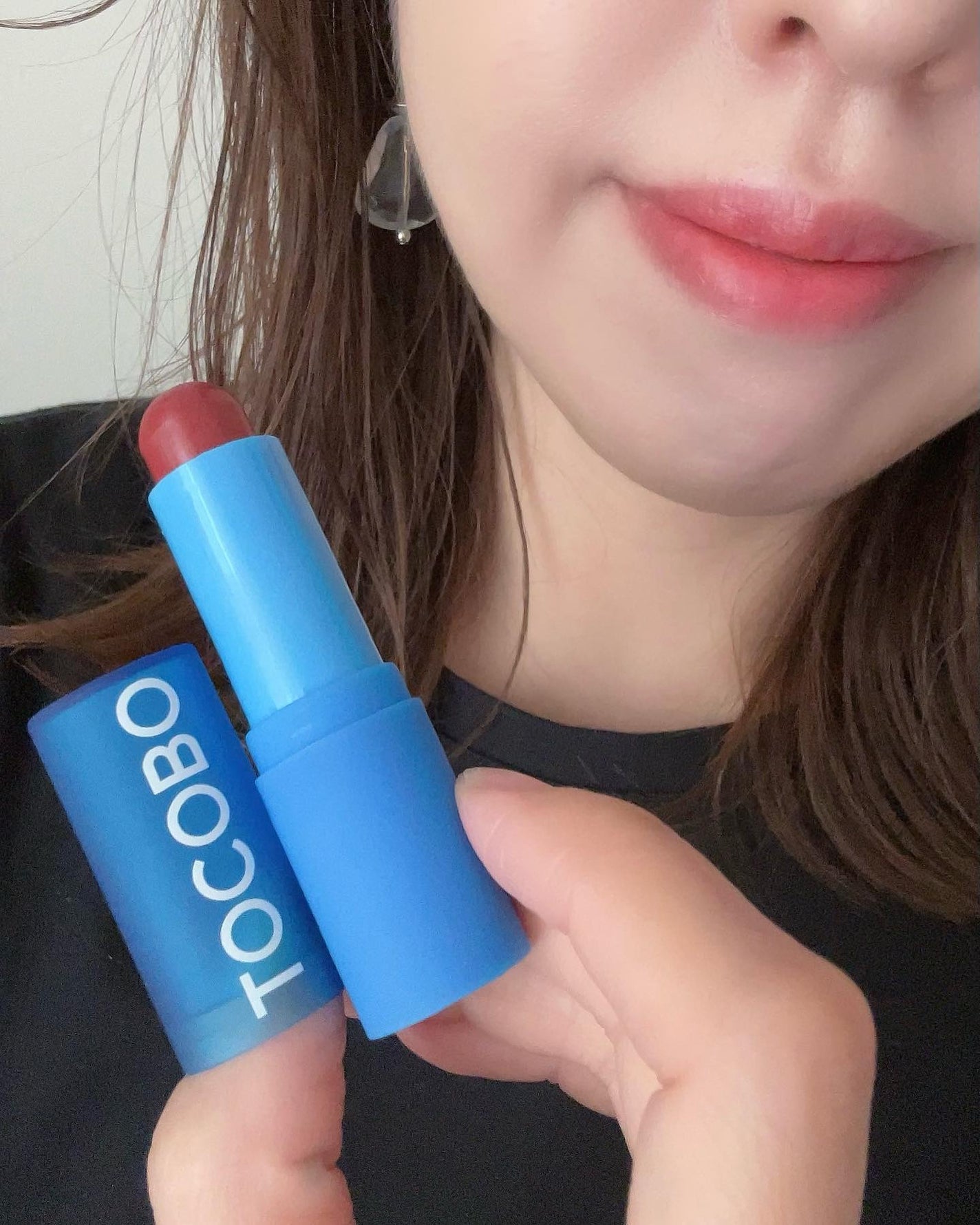 パウダークリームリップバーム/TOCOBO/リップバームを使ったクチコミ(1枚目)