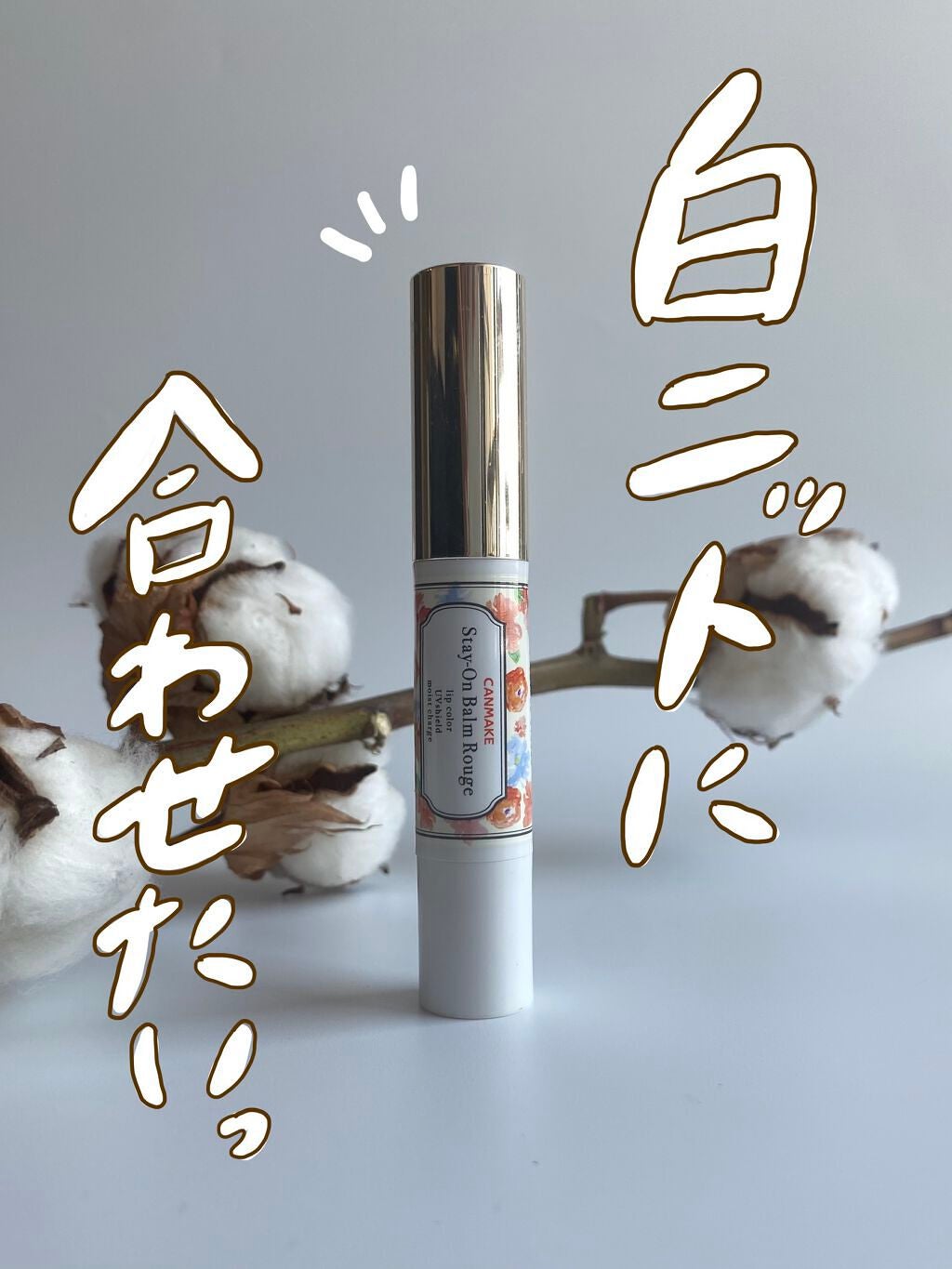 ステイオンバームルージュ/キャンメイク/口紅を使ったクチコミ(1枚目)