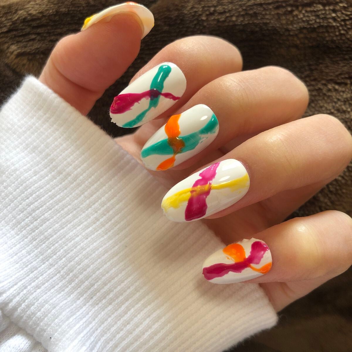 ジェルネイル(ライト対応)/セリア/ジェルネイルを使ったクチコミ(3枚目)