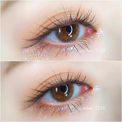 スワニーピュアチョコ(Swany Pure Choco)/OLOLA/カラーコンタクトレンズを使ったクチコミ(4枚目)