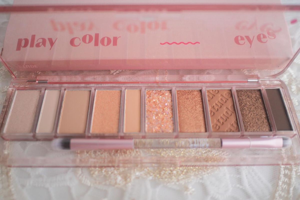 プレイカラー アイシャドウ/ETUDE/アイシャドウパレットを使ったクチコミ（3枚目）