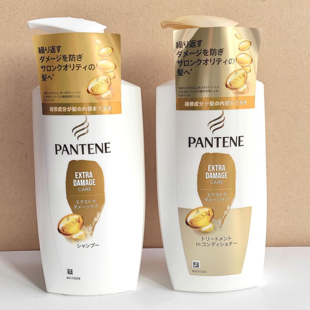エクストラダメージケア シャンプー／トリートメント in コンディショナー/パンテーン/市販シャンプーを使ったクチコミ（1枚目）
