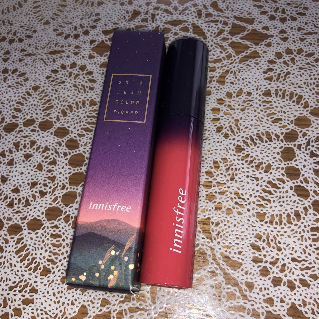 カラーピッカー ビビッドシャイン ティント/innisfree/口紅を使ったクチコミ(1枚目)