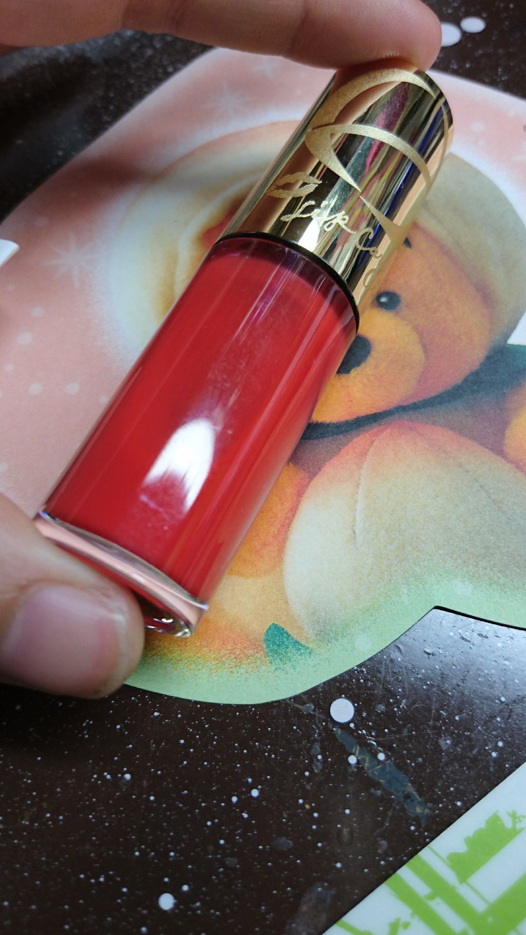 リップケアオイル/excel/リップグロスを使ったクチコミ（1枚目）