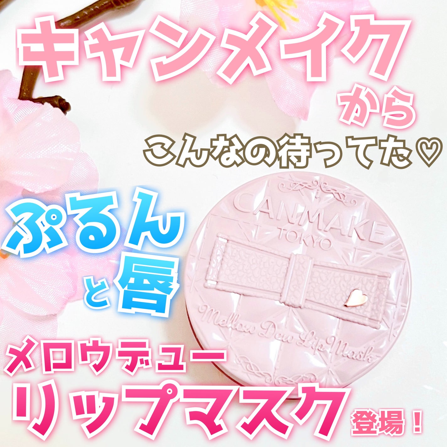 メロウデューリップマスク/キャンメイク/リップマスクを使ったクチコミ(1枚目)