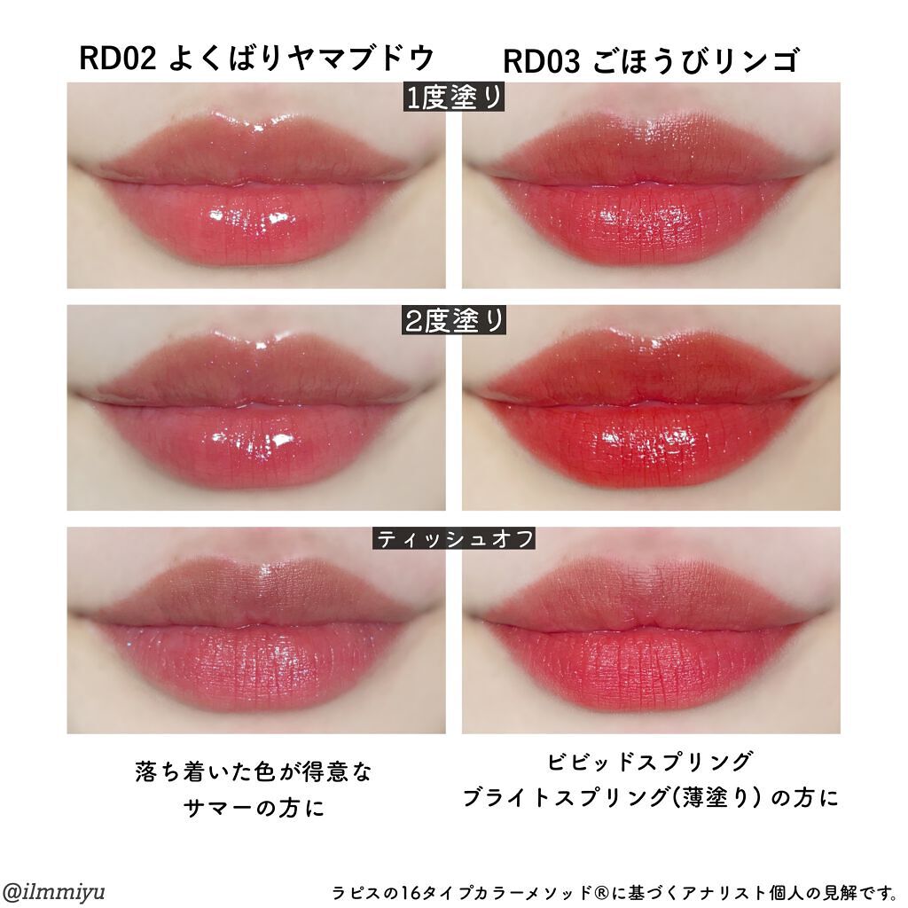 アピュー ジューシーパン スパークリングティント/A’pieu/口紅を使ったクチコミ(8枚目)