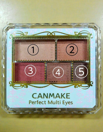 パーフェクトマルチアイズ/キャンメイク/アイシャドウパレットを使ったクチコミ(2枚目)