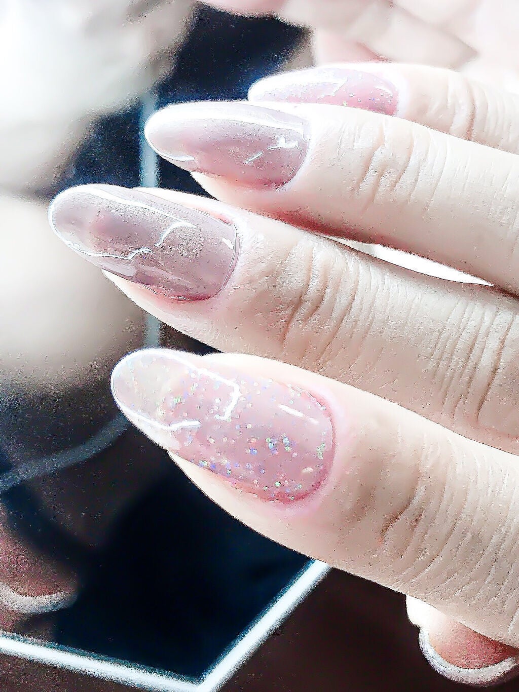 ラベンダージェル/NAILTOWN/ジェルネイルを使ったクチコミ(4枚目)