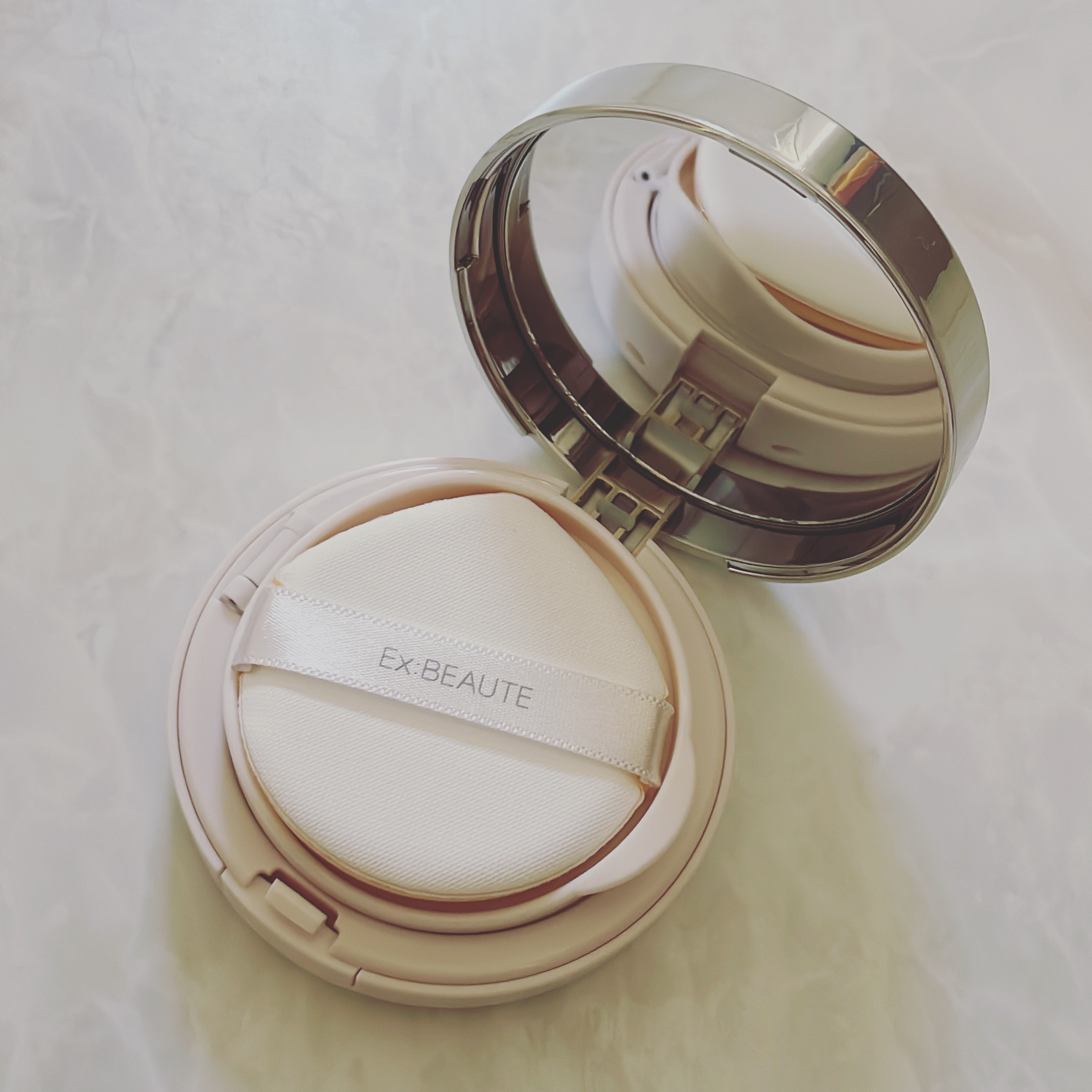 薬用リンクルホワイト ファンデーション ブライト/エクスボーテ/クッションファンデーションを使ったクチコミ（3枚目）