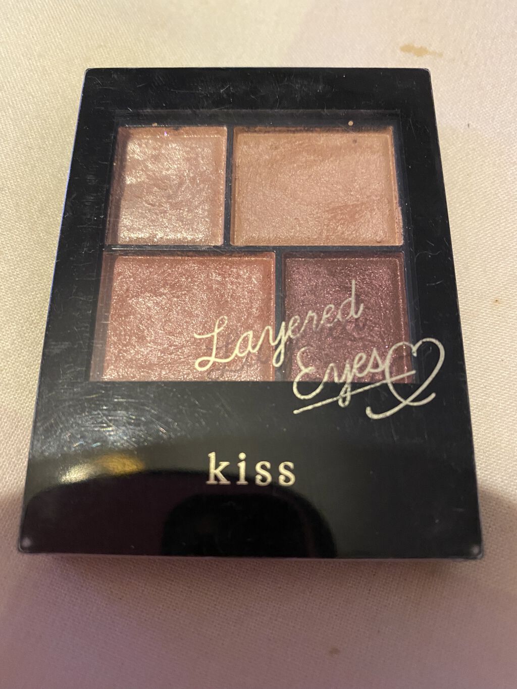 レイヤードアイズ/KiSS/アイシャドウパレットを使ったクチコミ（1枚目）