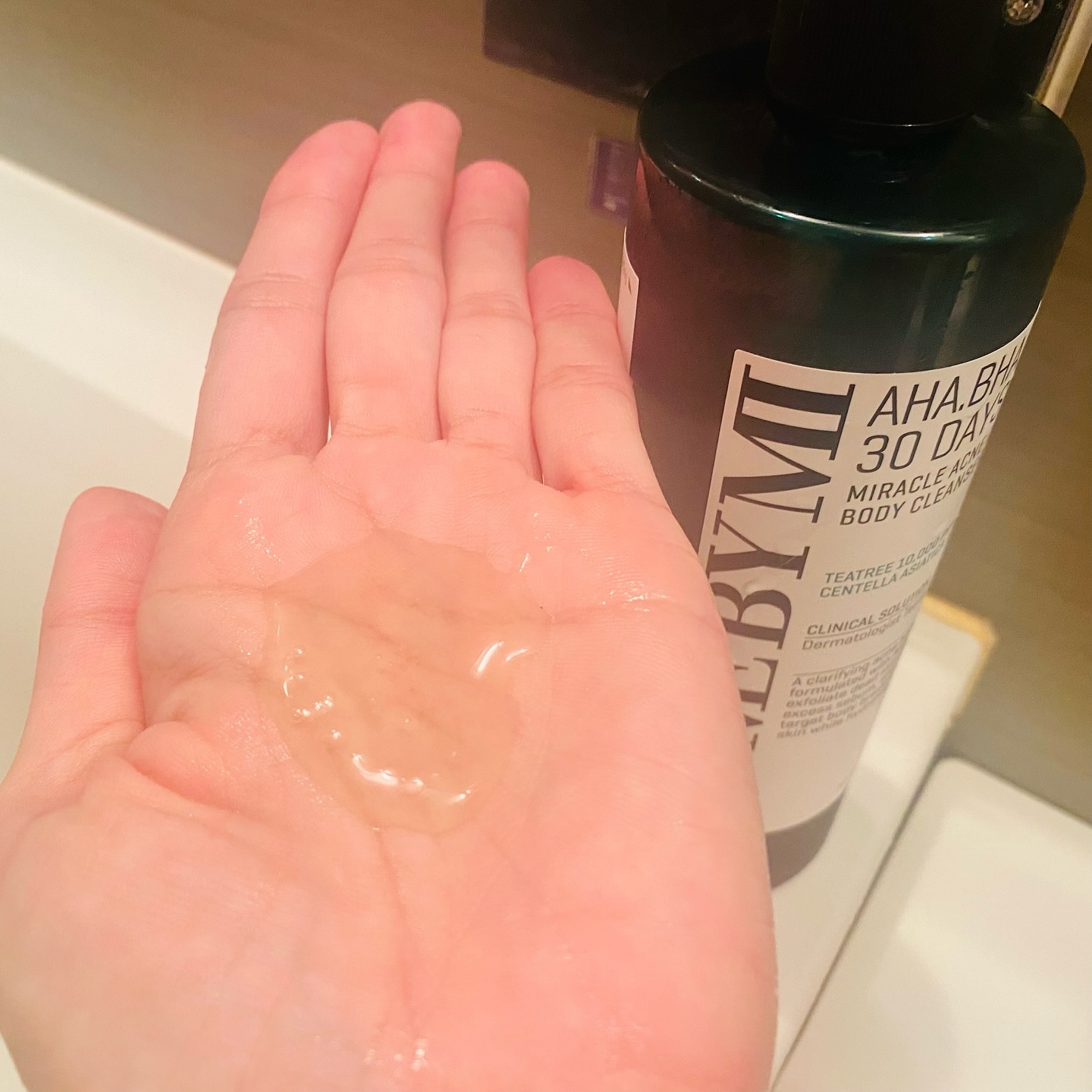 AHA·BHA·PHA 30デイズミラクルアクネボディクレンザー/SOME BY MI/ボディソープを使ったクチコミ（3枚目）