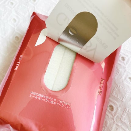 アイスデオドラント ボディペーパー フリーズピーチ <徳用タイプ> (医薬部外品)/ギャツビー/ボディシートを使ったクチコミ(3枚目)