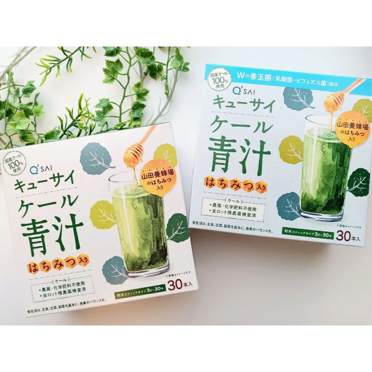 ケール青汁はちみつ入りプラス善玉菌/キューサイ/青汁を使ったクチコミ（1枚目）