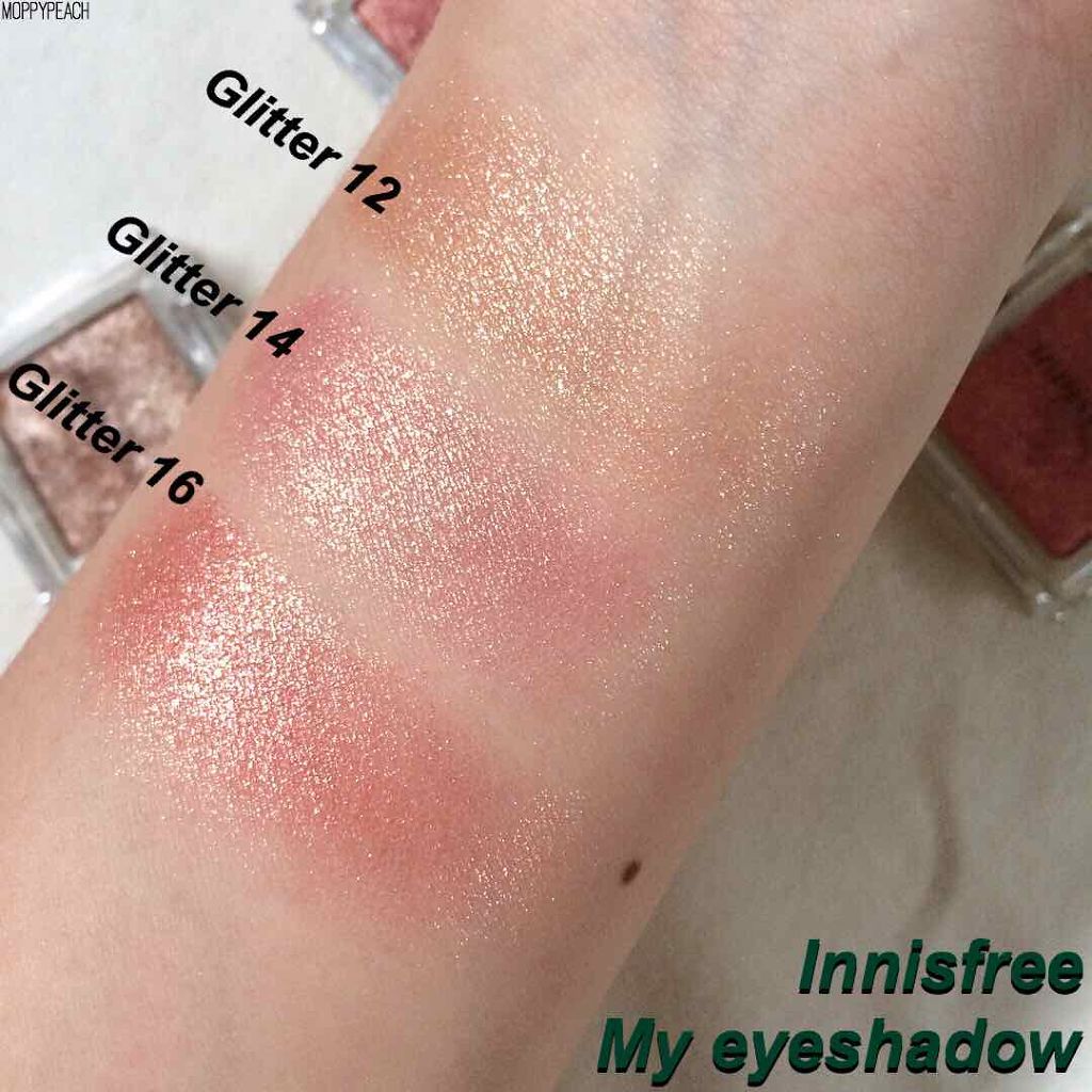 マイアイシャドウ グリッター/innisfree/単色アイシャドウを使ったクチコミ(4枚目)