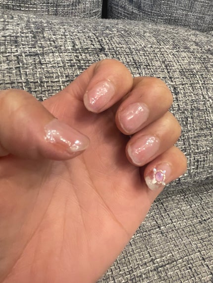 プレミアム ノンサンディングベースジェル/SEED RESIN/ジェルネイルを使ったクチコミ(5枚目)